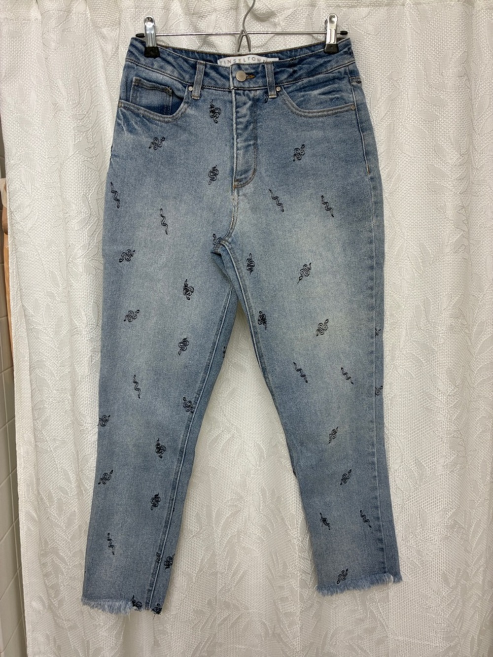 Rattlesnake Embroidered Women’s Jeans